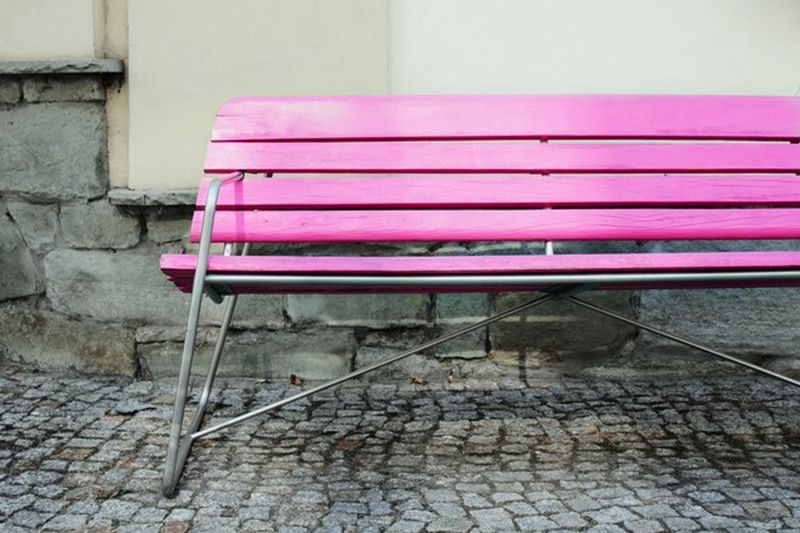 pink-bench-bara-free-stock-photo