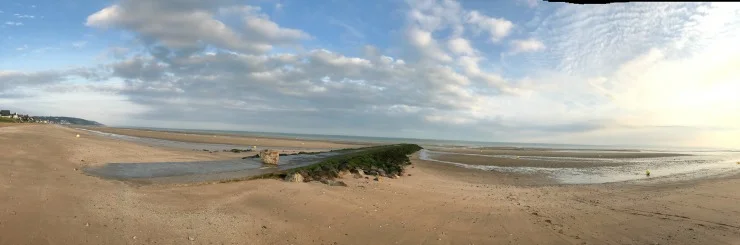 Diaporama plage Blonville sur mer au matin