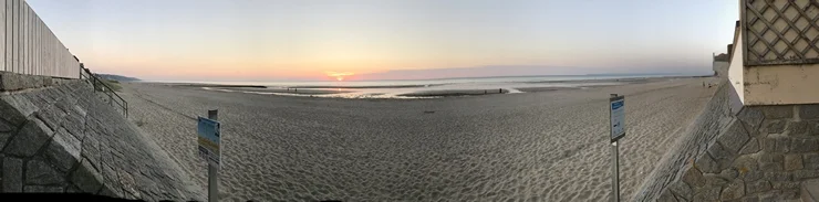 Panorama plage de Blonville sur mer