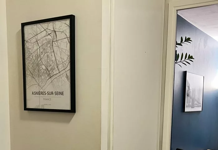 affiche map gallerix au mur