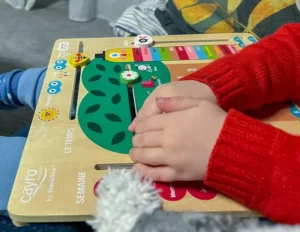 calendrier en bois enfant 4 ans