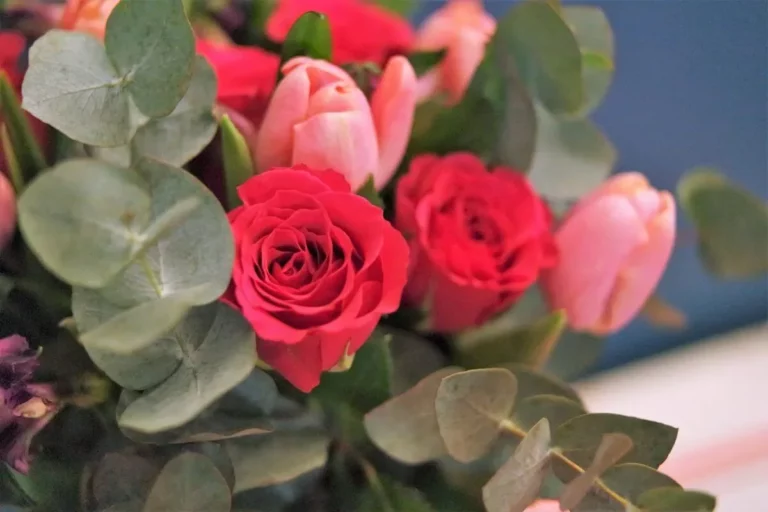 bouquet de fleurs fraiches saint valentin