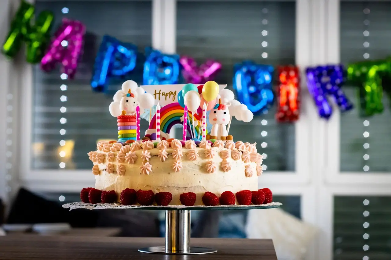 Gâteau d'anniversaire en photo pour se souvenir